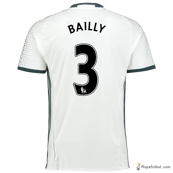 Camiseta Manchester United Replica Tercera Ropa Bailly 2016/17 Blanco